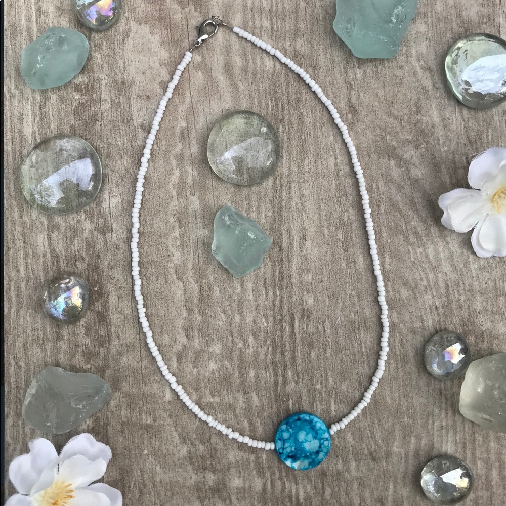 Handmade Beachy Beaded Necklace